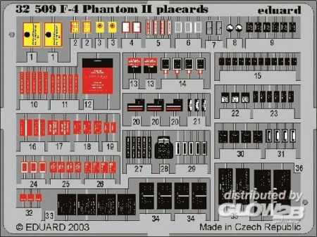 1/32F-4 Phantom II Placards