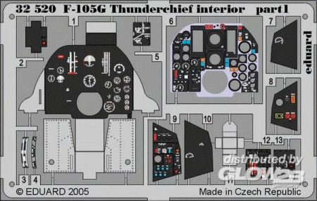 1/32F-105G Thunderchief Interior für Trumpeter Bausatz