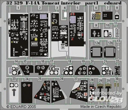 1/32F-14A Tomcat interior für Tamiya-Bausatz