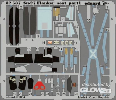 1/32Su-27 Flanker Seat für Trumpeter Bausatz