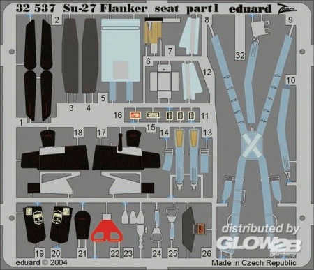 1/32Su-27 Flanker Seat f&#252;r Trumpeter Bausatz