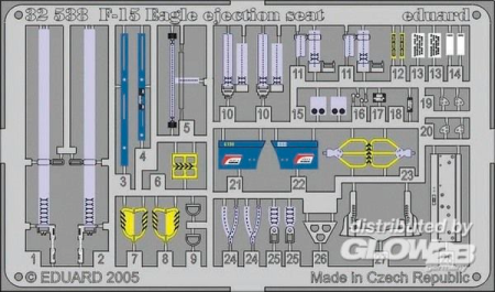 1/32F-15C seat für Tamiya Bausatz