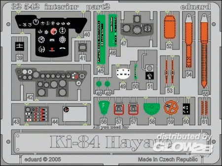 1/32Ki-84 Hayate interior für Hasegawa Bausatz