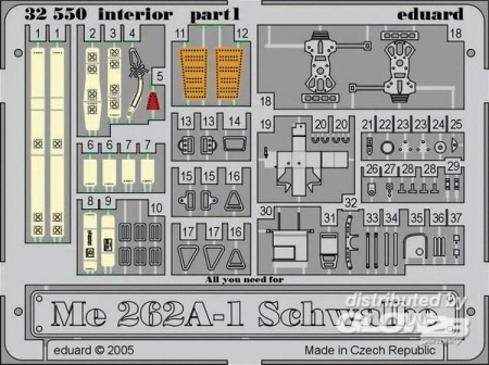 1/32Me 262A-1 Schwalbe  interior