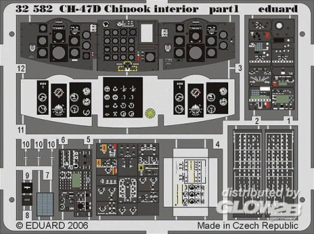 1/32CH-47D Chinook interior für Trumpeter-Bausatz