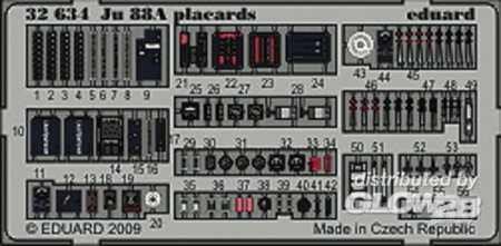 1/32Ju 88A placards F&#252;r Revell Bausatz