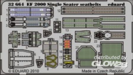 1/32 EF 2000 Single Seater seatbelts (REV)