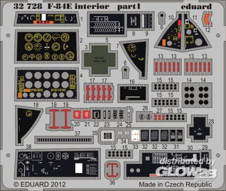 1/32 F-84E interor S.A. for Hobby Boss