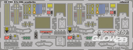 1/32 EA-18G seatbelts for Trumpeter