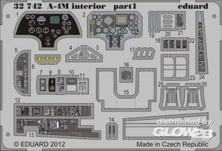 1/32A-4M interior S.A. for Trumpeter