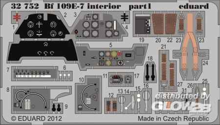 1/32 Bf 109E-7 interior for Trumpeter