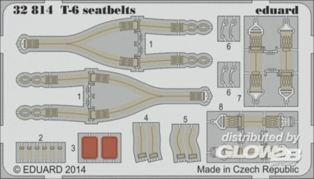 1/32 T-6 seatbelts for Kitty Hawk