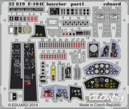 1/32F-104C interior S.A. for Italeri