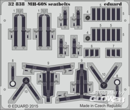 1/35MH-60S searbelts for Academy