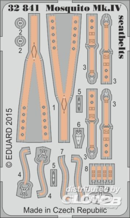 1/32 Mosquito Mk.IV seatbelts for HKM