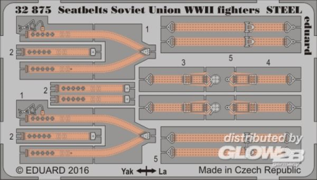 1/32Seatbelts Soviet Union WWII fightersSTEE