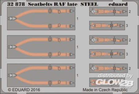 1/32Seatbelts RAF late STEEL