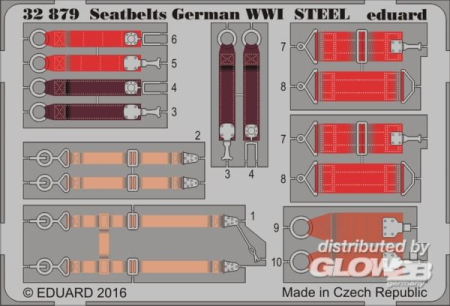 1/32Seatbelts German WWI STEEL