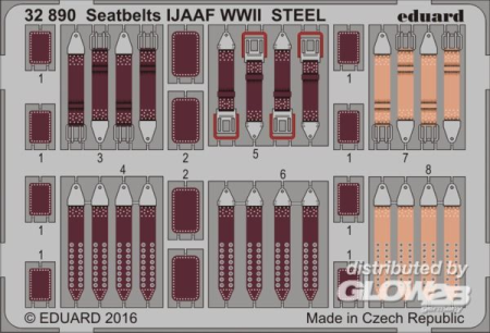 1/32Seatbelts IJAAF WWII STEEL