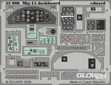 1/32Mig-15 dashboard