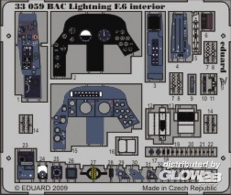 1/32 BAC Lightning F.6 interior S.A. (TRU)