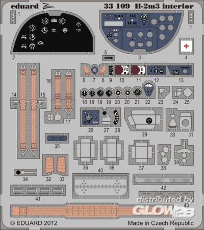 1/32 II-2m3 interior S.A. 1/32 for Hobby Boss