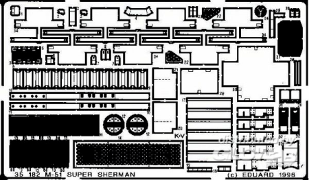 1/35M51 Super Sherman Detailbausatz