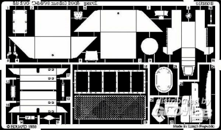 1/35Sowietischer Kampfpanzer T-34/76 1942 Fotoätzsatz