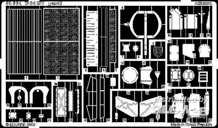 1/35T 64 BV Soviet Main Battle Tank Fotoätzsatz