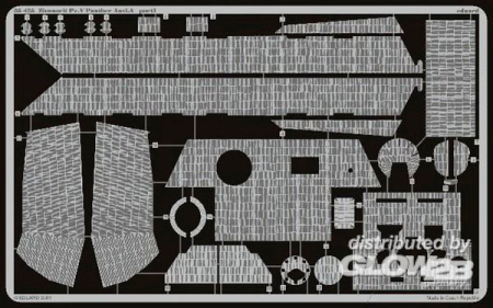 1/35Zimmerit Panther Ausf. A f&#252;r Tamiya Bausatz