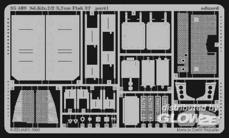 1/35Sd.Kfz 7/2 3,7 cm Flak 37 Fotoätzsatz