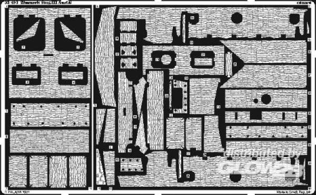 1/35Stug.III Ausf. G Zimmerit Fotoätzsatz