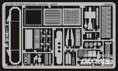 1/35M-1025 Hummer Fotoätzsatz