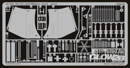 1/35ZIL 157 6x6 Military truck und w/Canvas Foto&#228;tzsatz