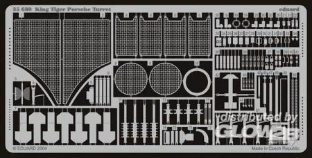 1/35Sd.Kfz. 182 K&#246;nigstiger Porsche Turm Foto&#228;tzsatz