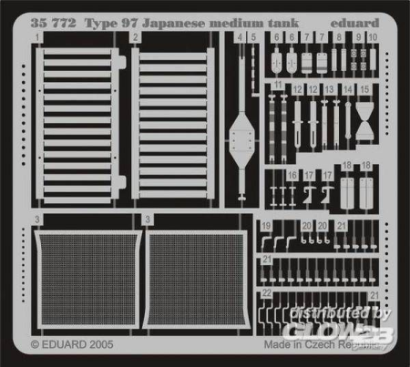 1/35Type 97 Japanese Medium Tank für Tamiya Bausatz 35137