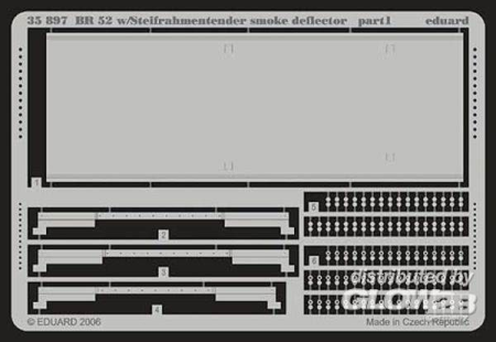 1/35BR 52 smoke deflector für Trumpeter-Bausatz