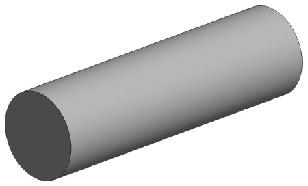 White polystyrene rod, diameter 0.64 mm, 0.06