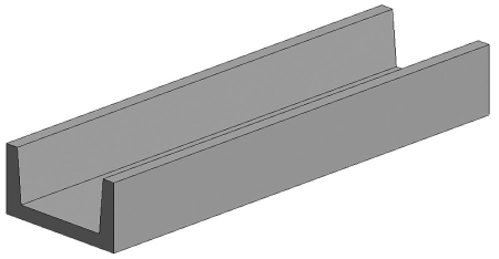 U-Profil, 350x3,2x1,2 mm - 1/