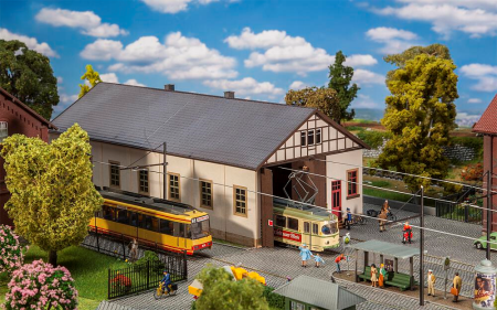 H0 Straßenbahndepot Naumburg