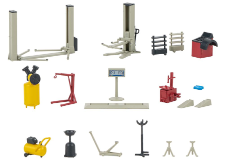 H0 Kfz-Werkstatteinrichtung