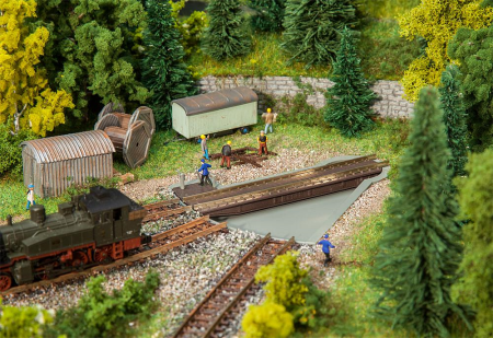 N Segment-Drehscheibe mit Servo