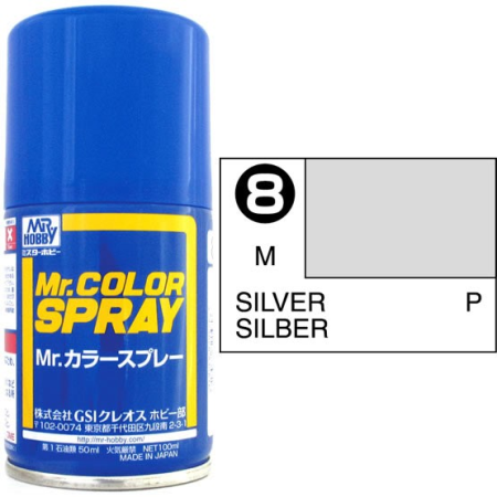 Mr. Color Spray silber metallic 100ml