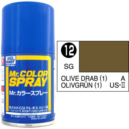 Mr. Color Spray Oliv Drab 1 Seidenglanz 100ml