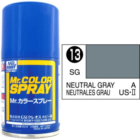 Mr. Color Spray Neutral Grau Seidenglanz 100ml