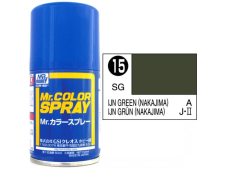 Mr. Color Spray IJN Gr&#252;n (nakajima) Seidenglanz 10