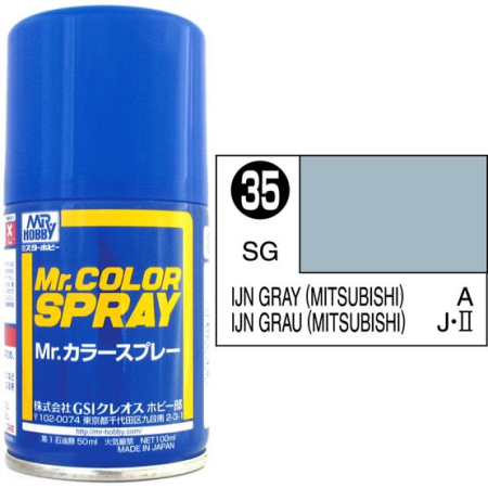 Mr. Color Spray IJN Grau (Mitsubishi) seidenglanz 