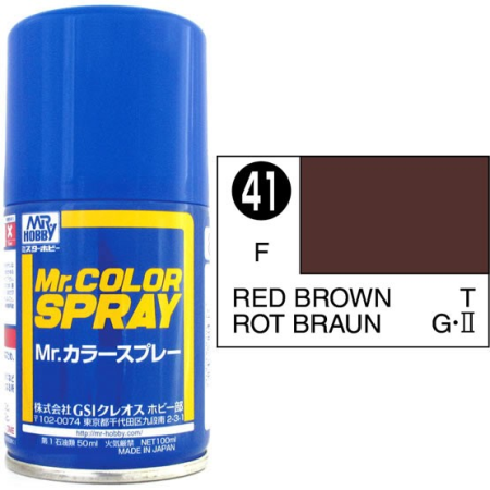 Mr. Color Spray Rotbraun seidenglanz  100ml