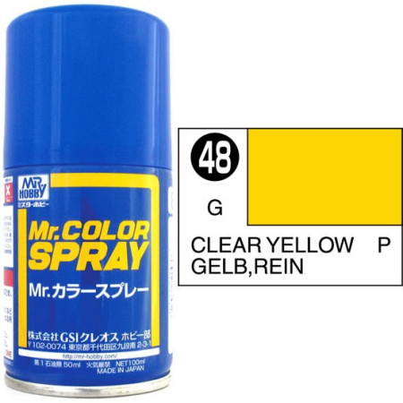 Mr. Color Spray Klar Gelb glanz  100ml