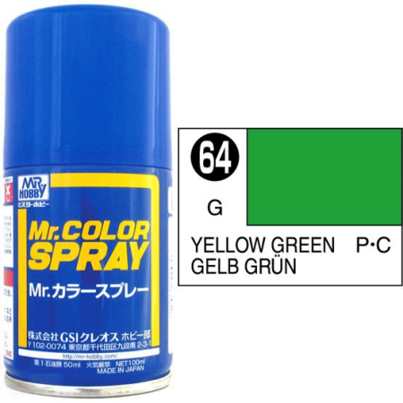 Mr. Color Spray Gelbgrün glanz  100ml